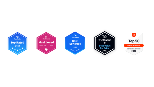 Kofax Power PDF awards image